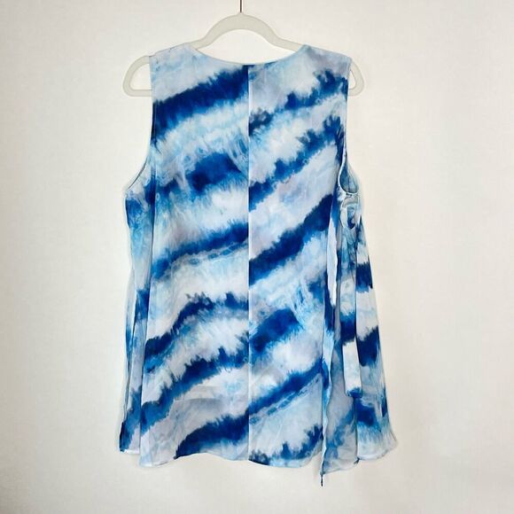 Zac & Rachel Women's 1X Blouse Sleeveless Multicolored - Picture 2 of 8